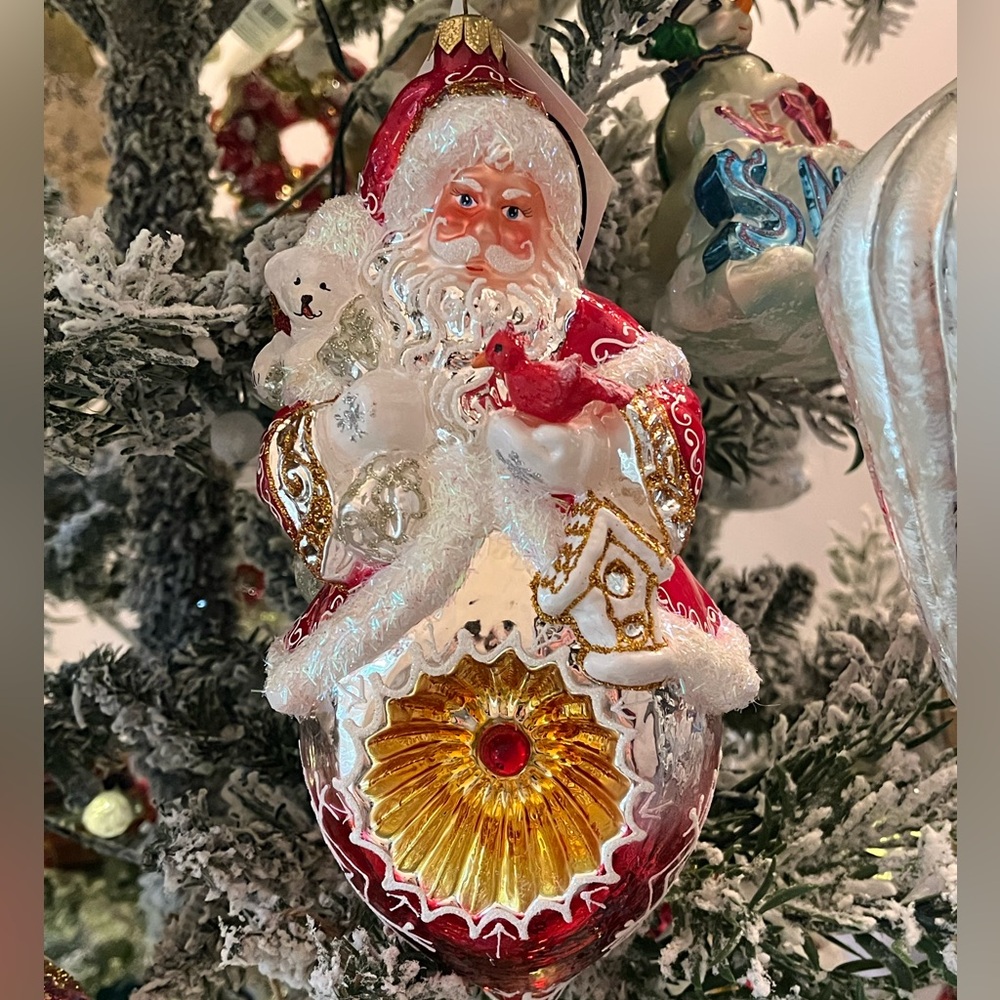 Heartfully Yours By Radko PAPA CLAUS Santa Glass Christmas LE 307/450